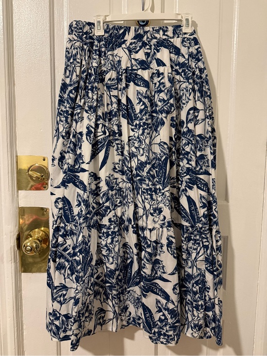 Abercrombie & Fitch Dresses & Skirts - Abercrombie Blue and White Floral Tiered Maxi Skirt